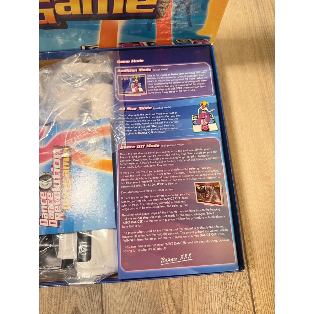 Dance Dance Revolution DVD Game Imagination 2 Mats 30 Sessions 2006 Open Box